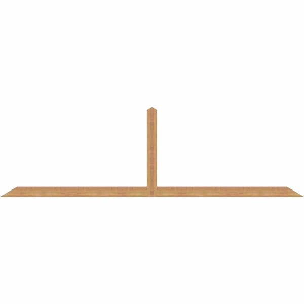 Ekena Millwork Portland Timber Gable Bracket, Western Red Cedar, 108"W x 31 1/2"H x 1 1/2"D x 3 1/2"F, 7/12 Pitch GBW108X31X0204POR00SWR - main